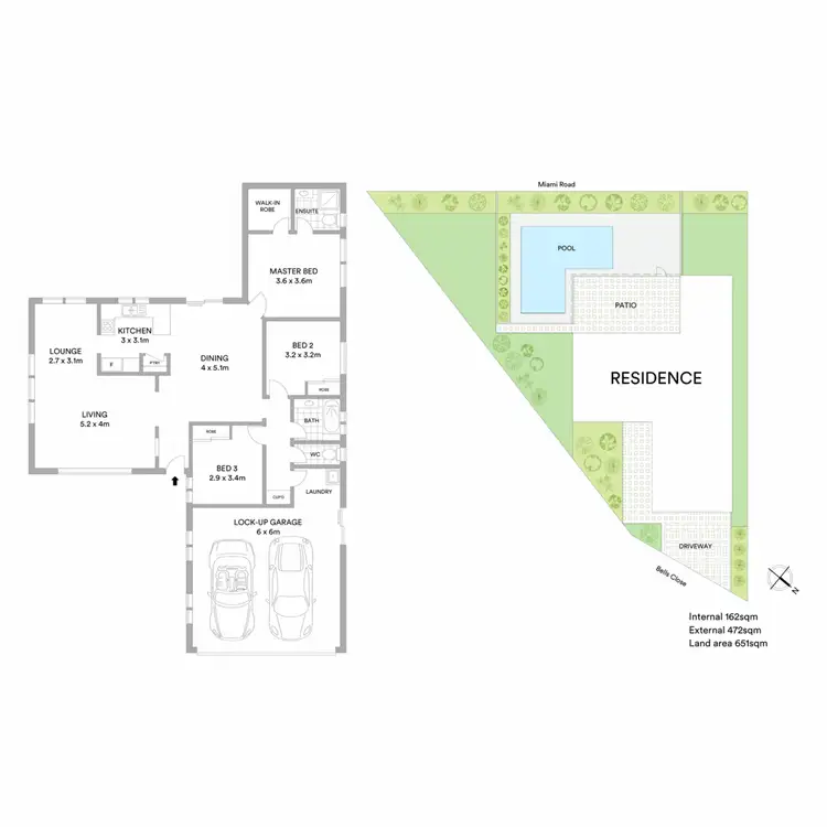 Floorplan of Homely house listing, 9 Bells Close, Kewarra Beach QLD 4879