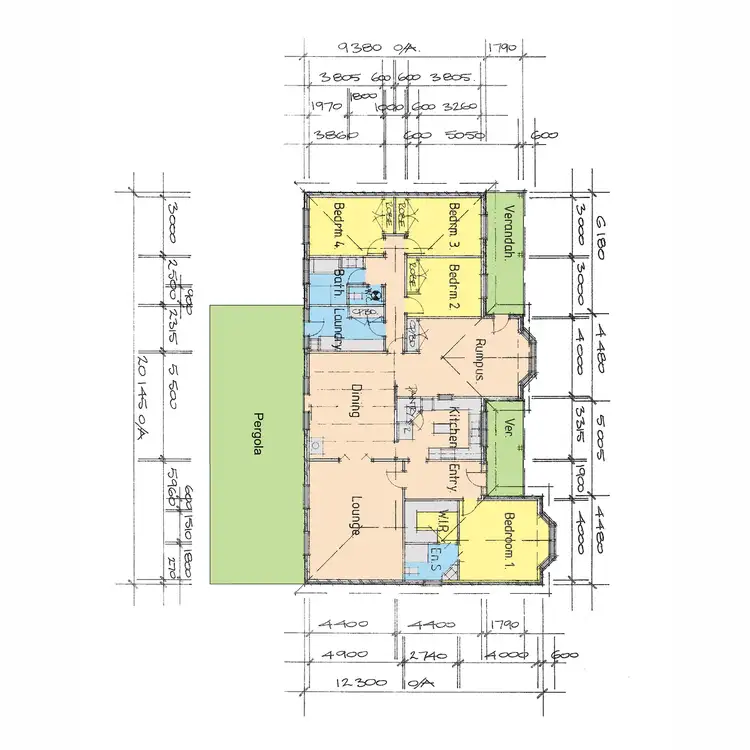 Floorplan of Homely house listing, 64 McColl Drive, Longford VIC 3851