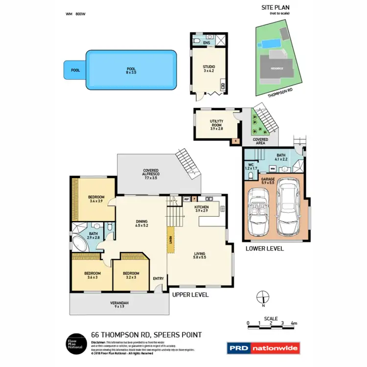 Floorplan of Homely house listing, 66 Thompson Road, Speers Point NSW 2284