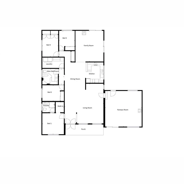 Floorplan of Homely house listing, 1 Iarias Lane, Bright VIC 3741