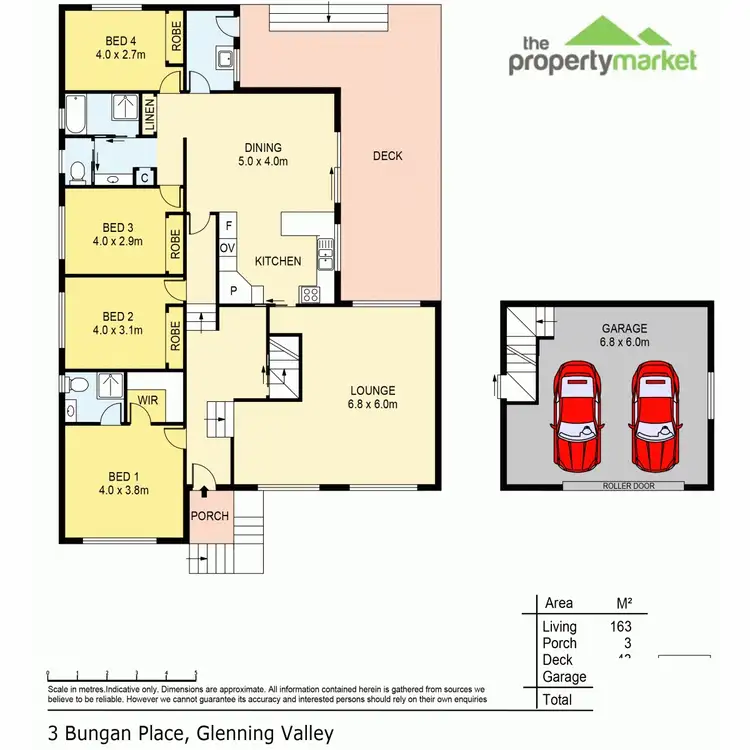 Floorplan of Homely house listing, 3 Bungan Place, Glenning Valley NSW 2261