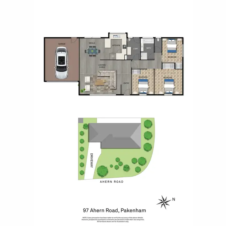 Floorplan of Homely house listing, 97 Ahern Road, Pakenham VIC 3810