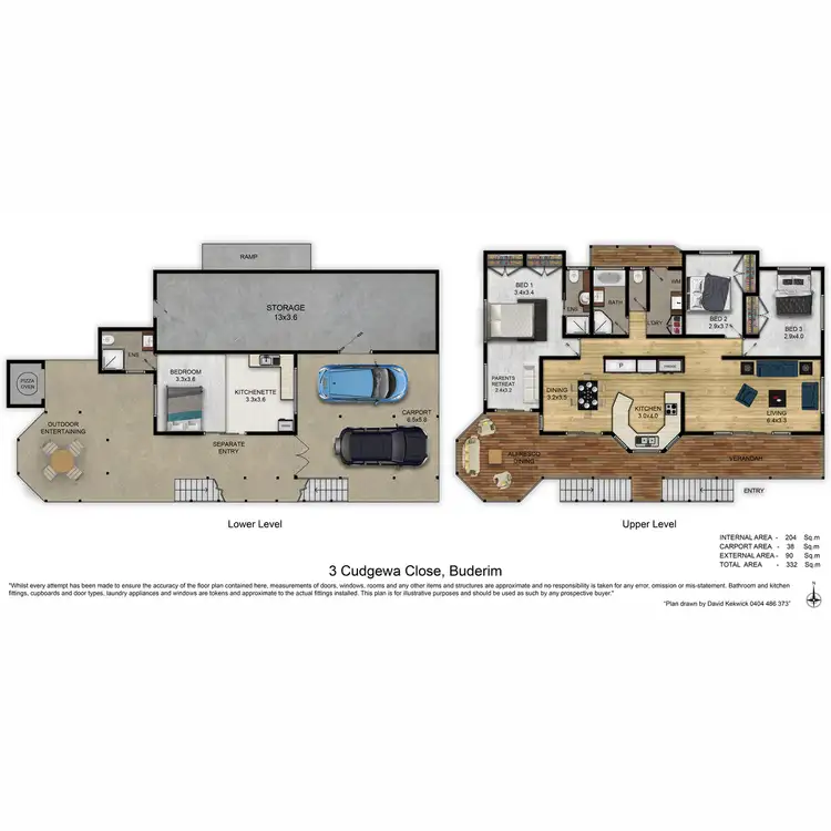 Floorplan of Homely house listing, 3 Cudgewa Close, Buderim QLD 4556