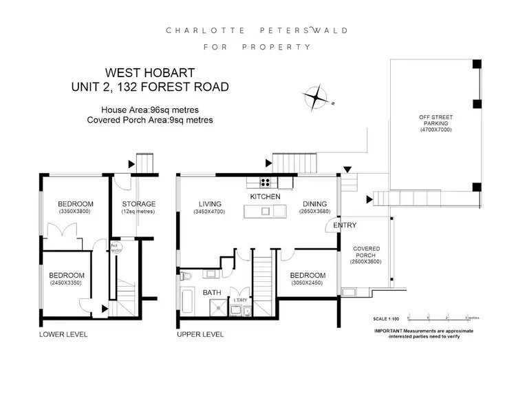 Floorplan of Homely unit listing, 2/132 Forest Road, West Hobart TAS 7000