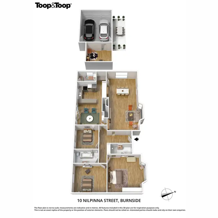 Floorplan of Homely house listing, 10 Nilpinna Street, Burnside SA 5066