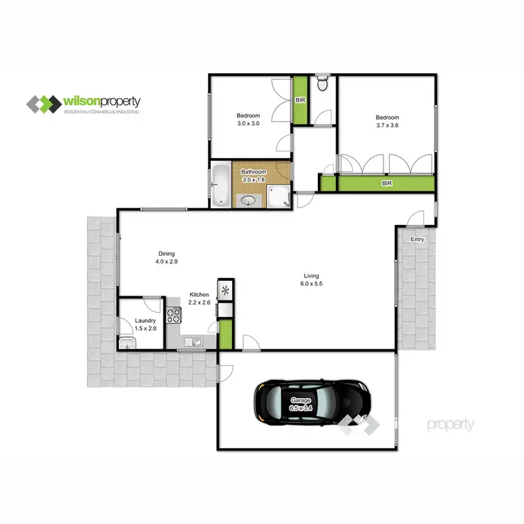 Floorplan of Homely townhouse listing, 13 Gavin Close, Traralgon VIC 3844