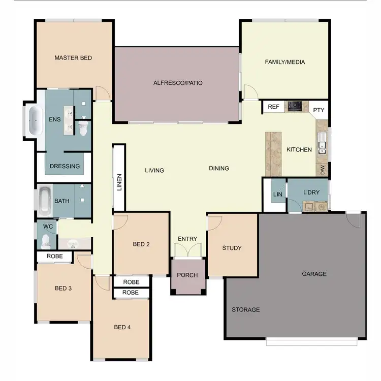 Floorplan of Homely house listing, 26 Selwyn Circuit, Trinity Park QLD 4879