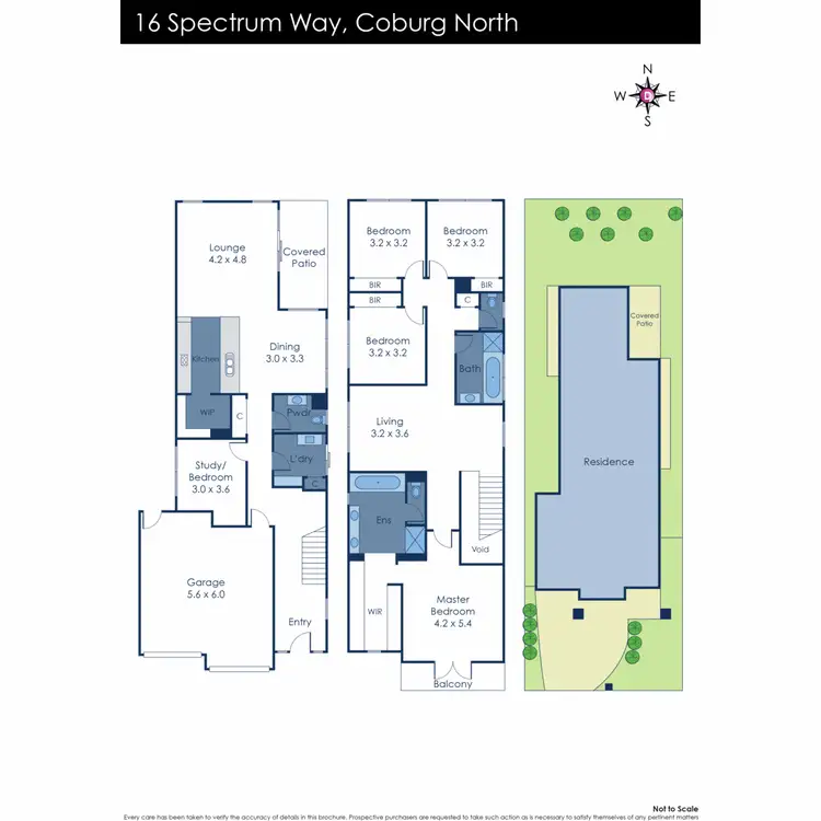 Floorplan of Homely house listing, 16 Spectrum Way, Coburg North VIC 3058