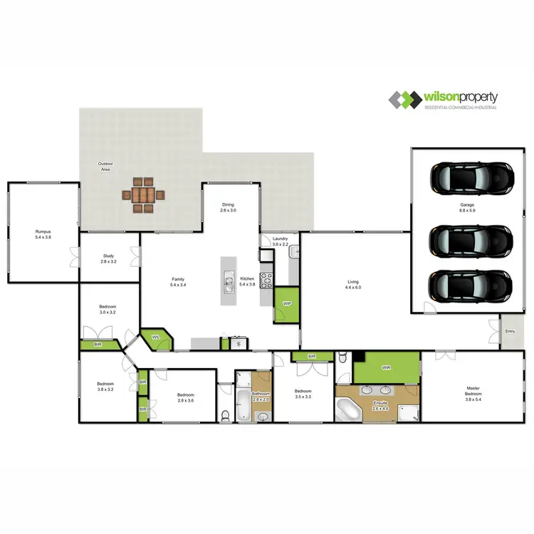 Floorplan of Homely house listing, 12 MacKillop Court, Traralgon VIC 3844