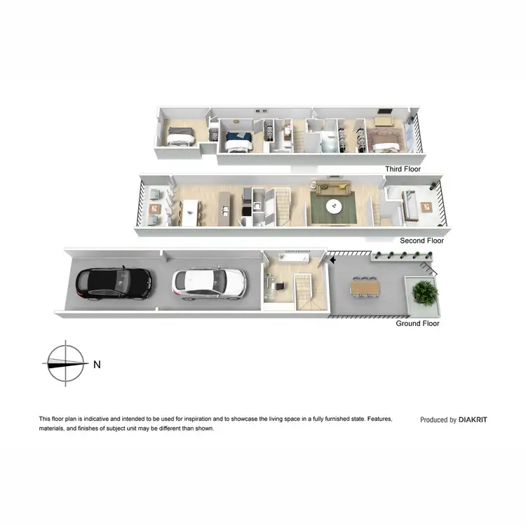 Floorplan of Homely townhouse listing, 3/51 Hassall Street, Corinda QLD 4075