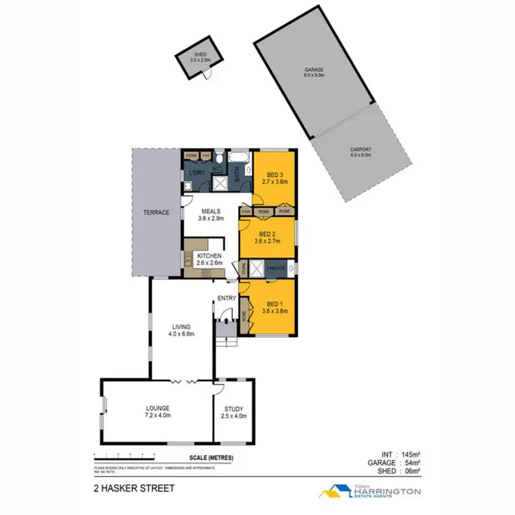Floorplan of Homely house listing, 2 Hasker Street, Golden Square VIC 3555