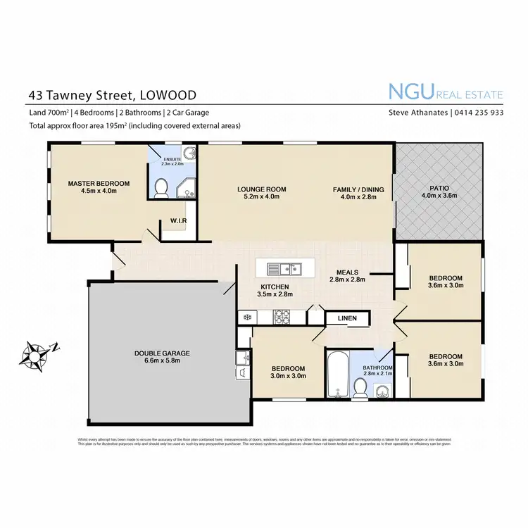 Floorplan of Homely house listing, 43 Tawney Street, Lowood QLD 4311