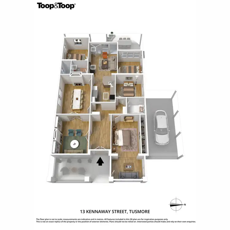 Floorplan of Homely house listing, 13 Kennaway Street, Tusmore SA 5065