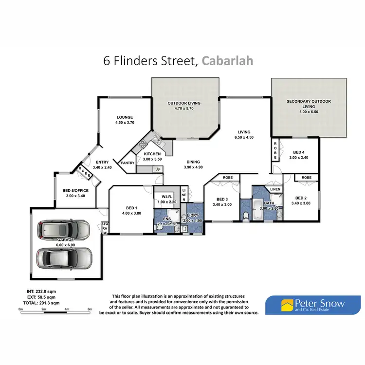 Floorplan of Homely house listing, 6 Flinders Street, Cabarlah QLD 4352