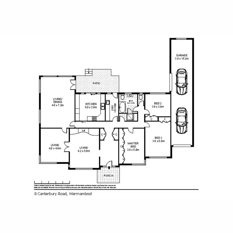 Floorplan of Homely house listing, 8 Canterbury Road, Warrnambool VIC 3280