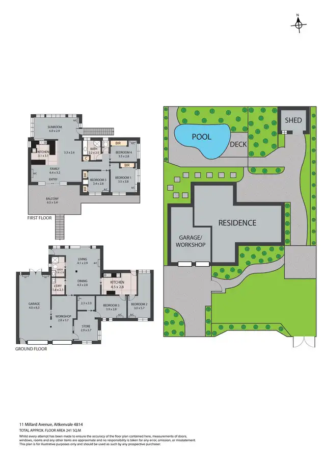 Floorplan of Homely house listing, 11 Millard Avenue, Aitkenvale QLD 4814