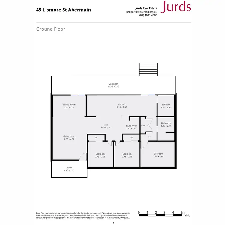 Floorplan of Homely house listing, 49 Lismore Street, Abermain NSW 2326
