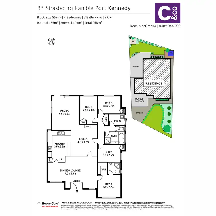 Floorplan of Homely house listing, 33 Strasbourg Ramble, Port Kennedy WA 6172