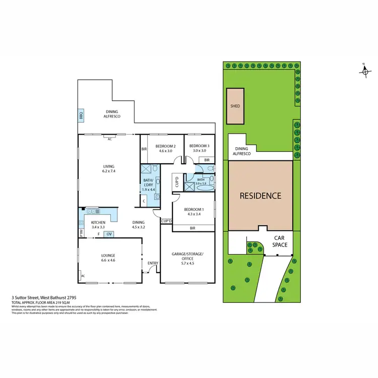 Floorplan of Homely house listing, 3 Suttor Street, West Bathurst NSW 2795