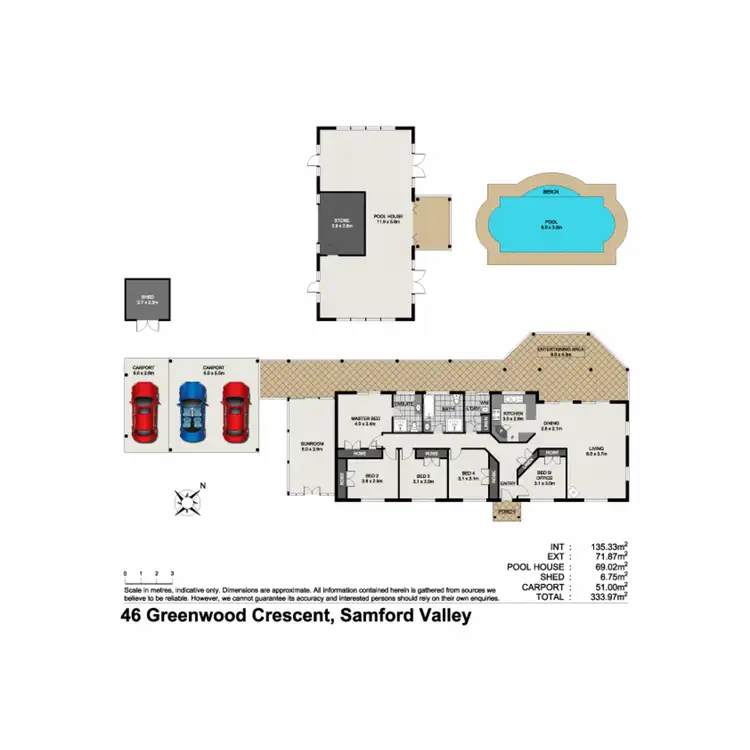 Floorplan of Homely house listing, 46 Greenwood Crescent, Samford Valley QLD 4520