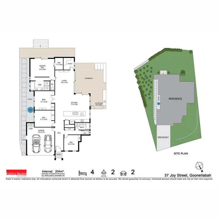 Floorplan of Homely house listing, 37 Joy Street, Goonellabah NSW 2480