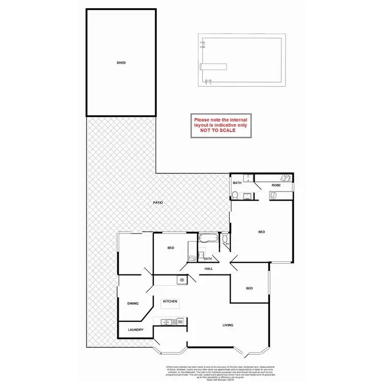 Floorplan of Homely house listing, 6 Westbourne Way, Lynwood WA 6147