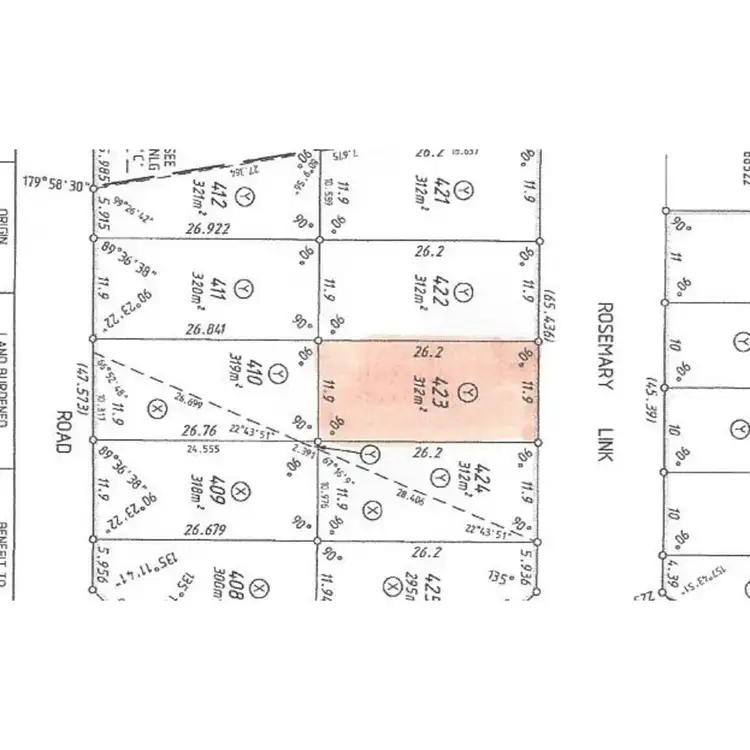 Floorplan of Homely land listing, 12 Rosemary Link, North Coogee WA 6163