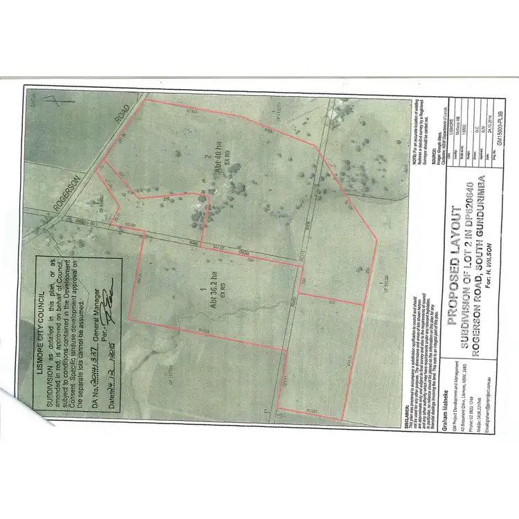 Floorplan of Homely rural property listing, LOT 1, 775 Rogerson Road, Mckees Hill NSW 2480