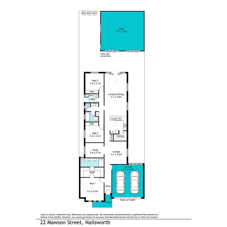 Floorplan of Homely house listing, 22 Mawson Street, Nailsworth SA 5083