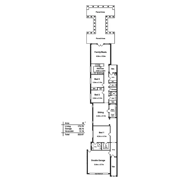 Floorplan of Homely house listing, 1 Leicester Street, Parkside SA 5063
