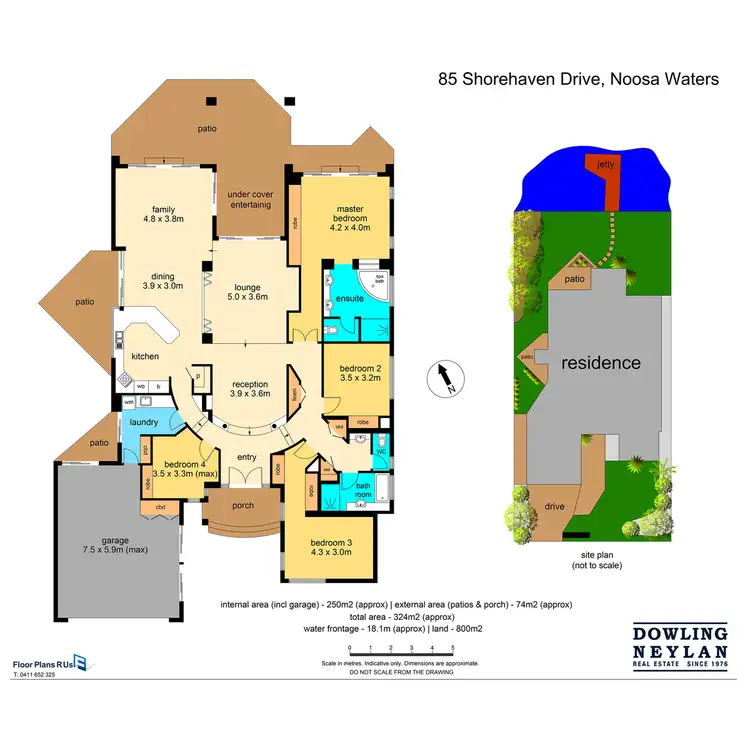Floorplan of Homely house listing, 85 Shorehaven Drive, Noosa Waters QLD 4566
