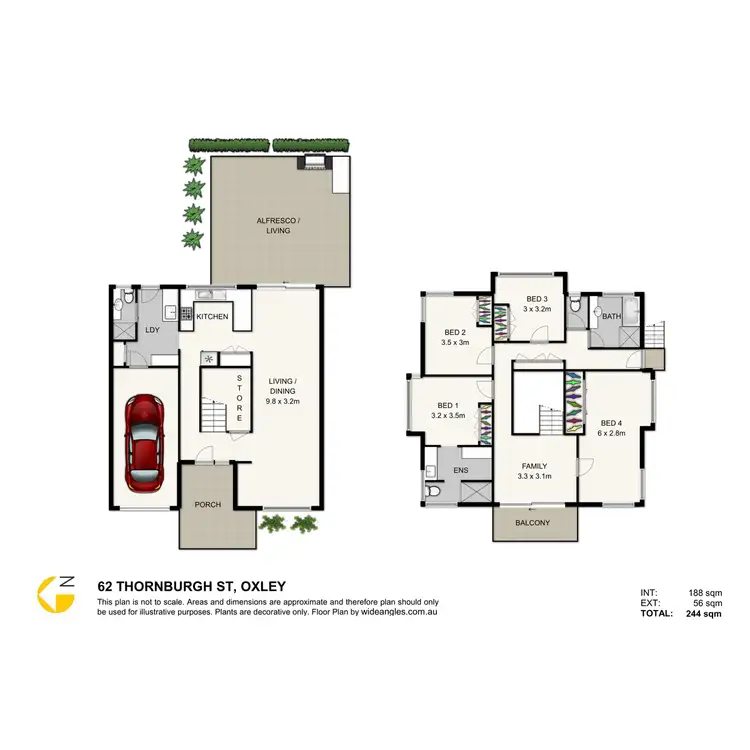 Floorplan of Homely house listing, 62 Thornburgh Street, Oxley QLD 4075