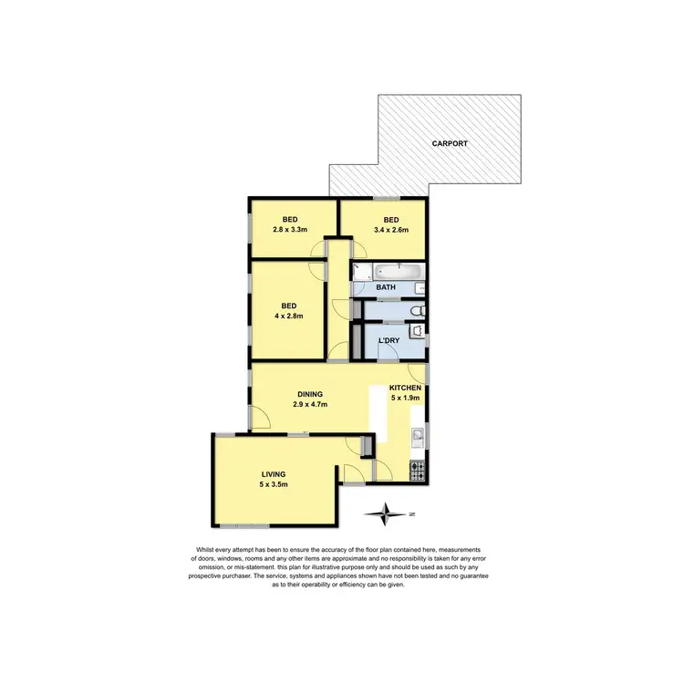 Floorplan of Homely house listing, 21 Bilson Street, Colac VIC 3250