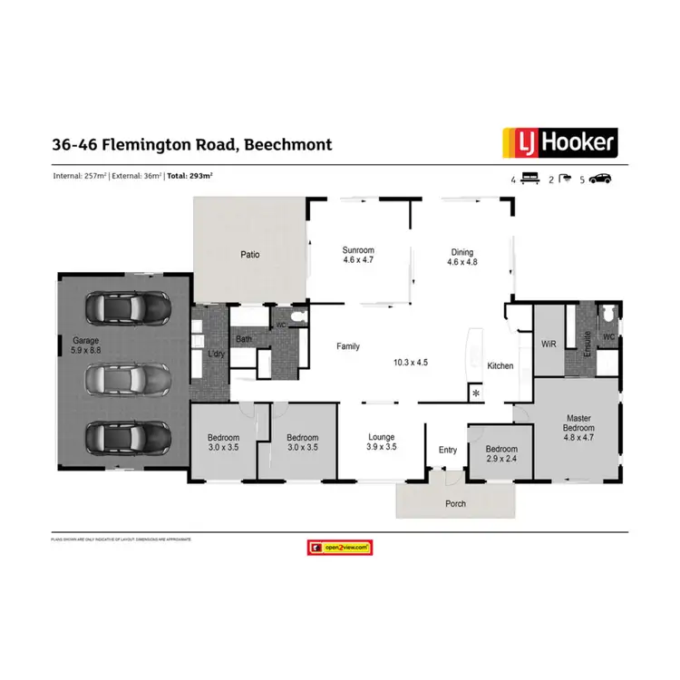 Floorplan of Homely house listing, 36 Flemington Road, Beechmont QLD 4211