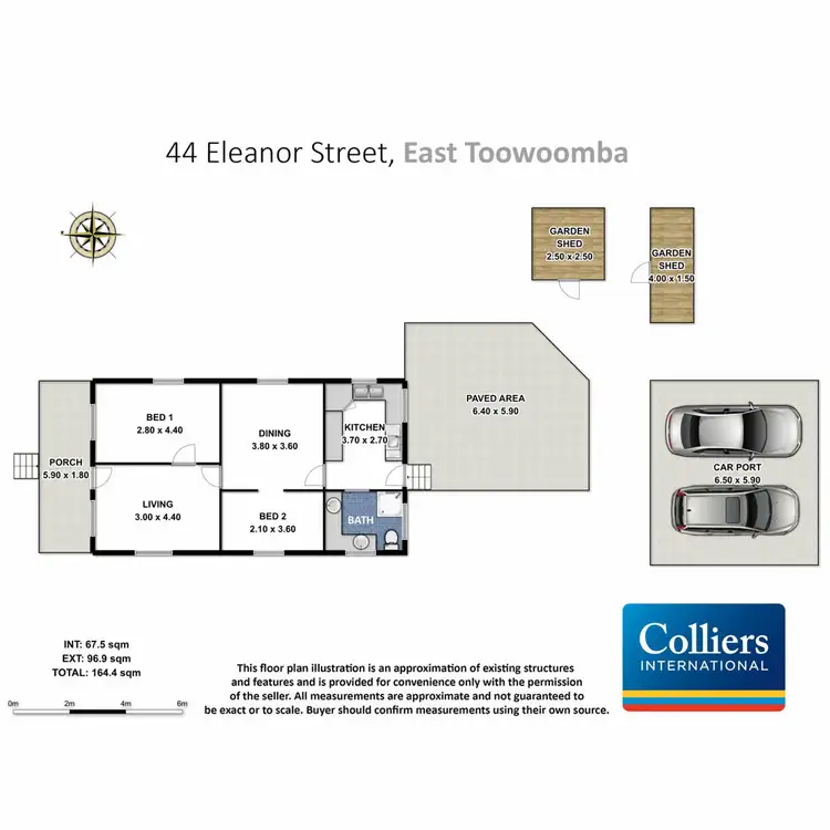 Floorplan of Homely house listing, 44 Eleanor Street, East Toowoomba QLD 4350