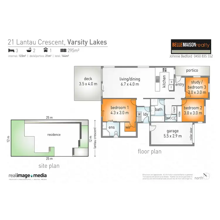 Floorplan of Homely house listing, 21 Lantau Crescent, Varsity Lakes QLD 4227
