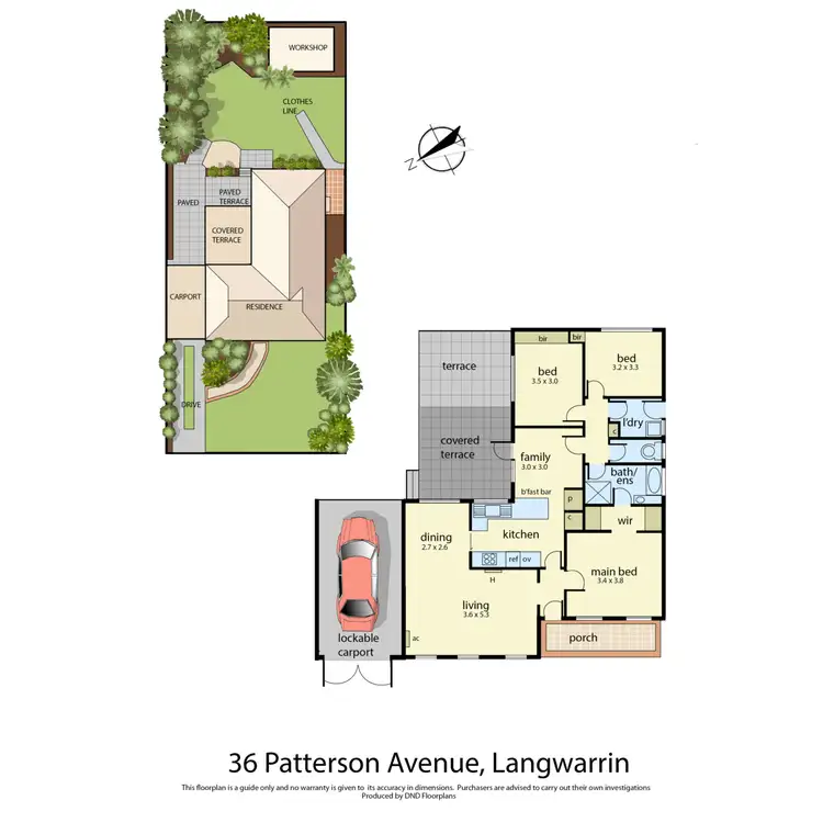 Floorplan of Homely house listing, 36 Paterson Avenue, Langwarrin VIC 3910