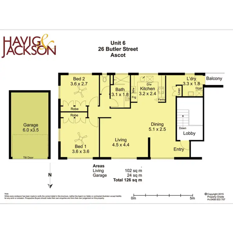 Floorplan of Homely unit listing, 6/26 Butler Street, Ascot QLD 4007