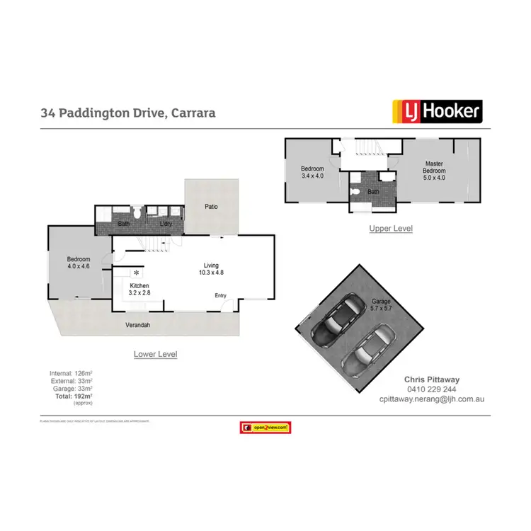 Floorplan of Homely house listing, 34 Paddington Drive, Carrara QLD 4211