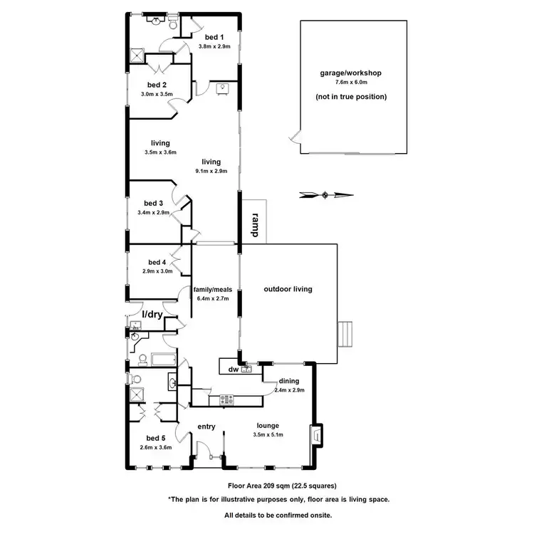 Floorplan of Homely house listing, 69 Moores Road, Monbulk VIC 3793