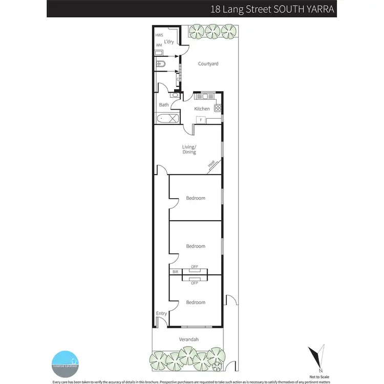 Floorplan of Homely house listing, 18 Lang Street, South Yarra VIC 3141