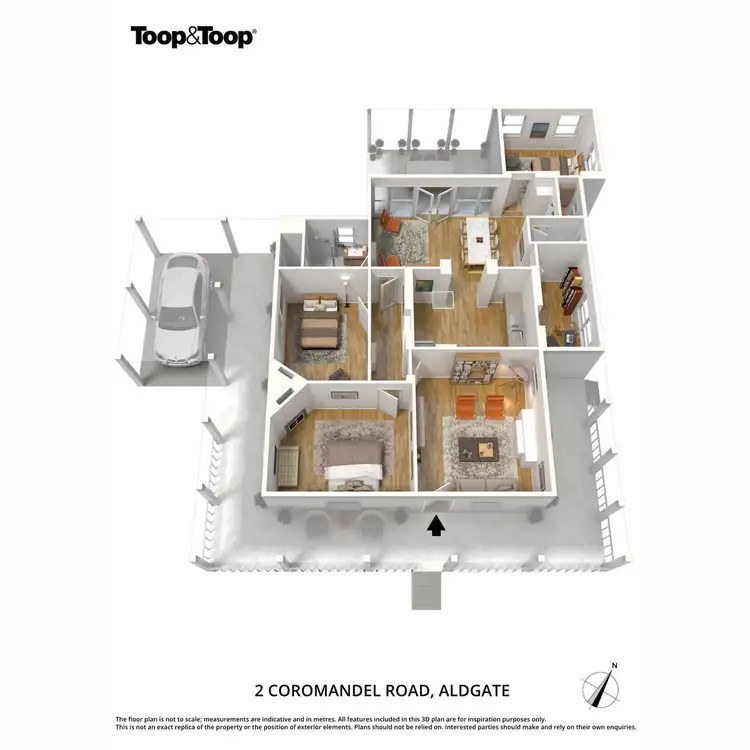 Floorplan of Homely house listing, 2 Coromandel Road, Aldgate SA 5154