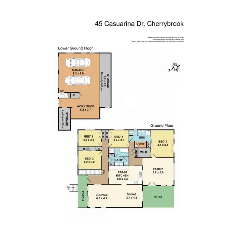 Floorplan of Homely house listing, 45 Casuarina Drive, Cherrybrook NSW 2126