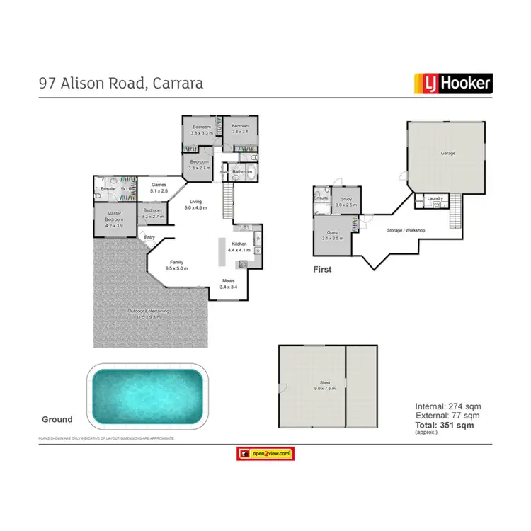 Floorplan of Homely house listing, 97 Alison Road, Carrara QLD 4211