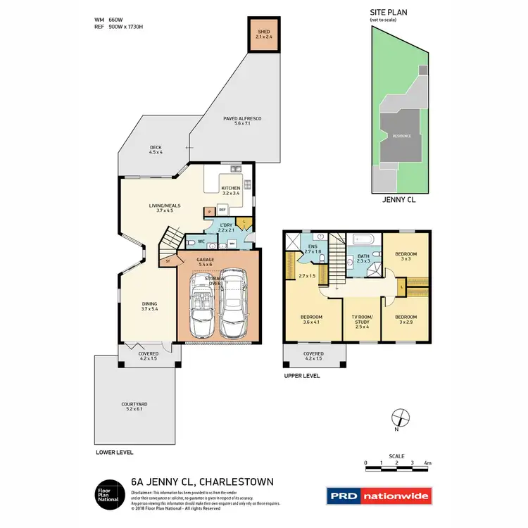 Floorplan of Homely house listing, 6a Jenny Close, Charlestown NSW 2290
