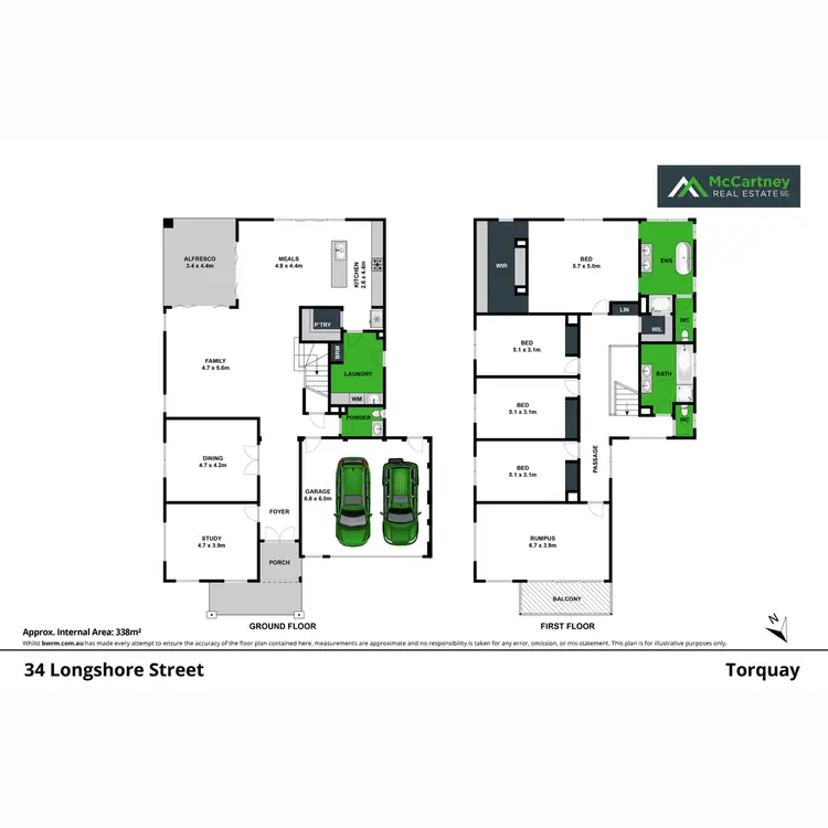 Floorplan of Homely house listing, 34 Longshore Street, Torquay VIC 3228