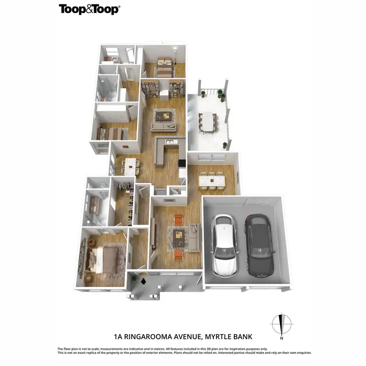 Floorplan of Homely house listing, 1A Ringarooma Avenue, Myrtle Bank SA 5064