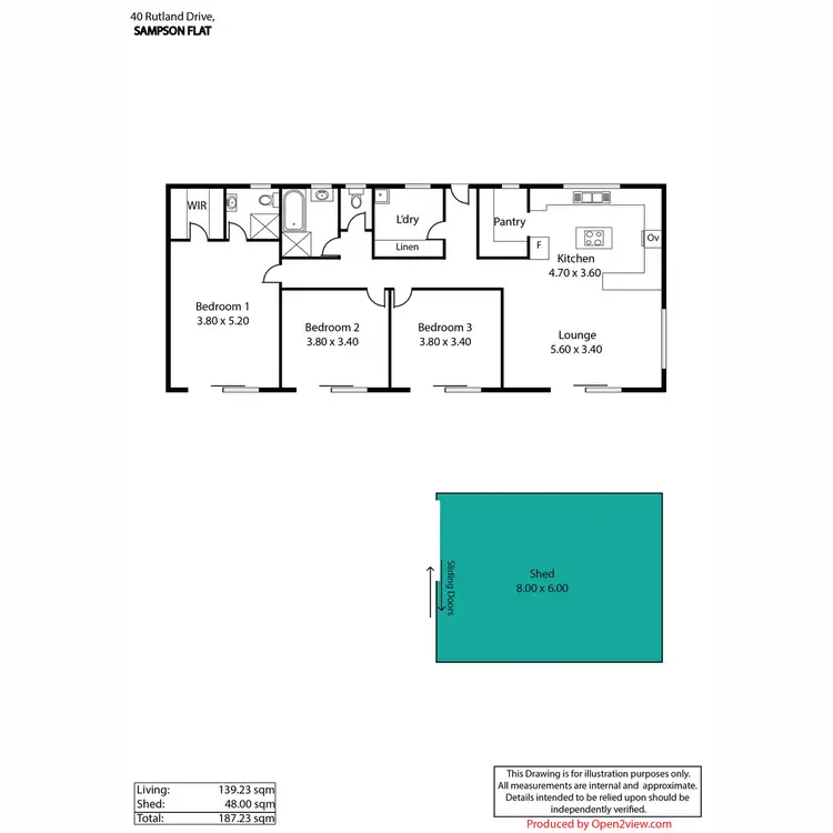 Floorplan of Homely rural property listing, 40 Rutland Drive, One Tree Hill SA 5114