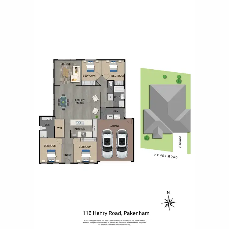 Floorplan of Homely house listing, 116 Henry Road, Pakenham VIC 3810