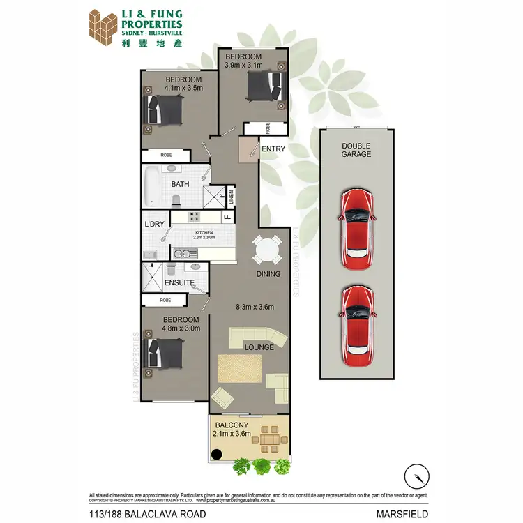 Floorplan of Homely unit listing, 188 Balaclava Road, Marsfield NSW 2122